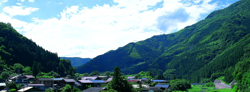 群馬県上野村の風景